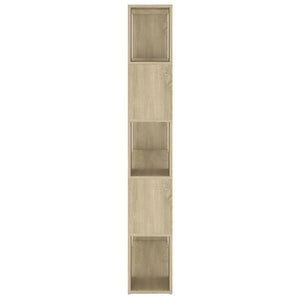 Bokhylla/Rumsavdelare sonoma-ek 100x24x155 cm konstruerat trä