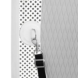 Upplåsbar SUP-bräda set svart 330x76x10 cm