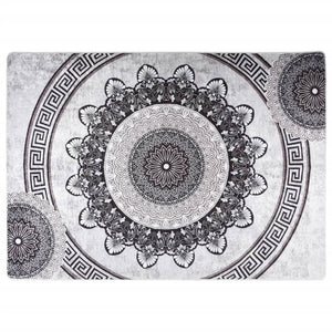 Matta tvättbar 120x180 cm flerfärgad halkfri