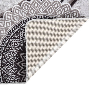 Matta tvättbar 120x180 cm flerfärgad halkfri