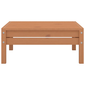 Loungegrupp för trädgården 4 delar massiv furu honungsbrun