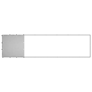 Hundgård svart 4,84 m² stål