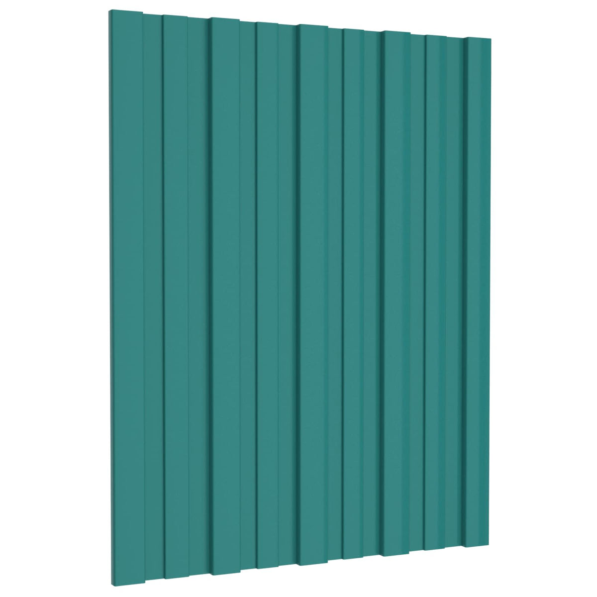 Takpanel 12 st Grön 60 x 45 cm Galvaniserat stål