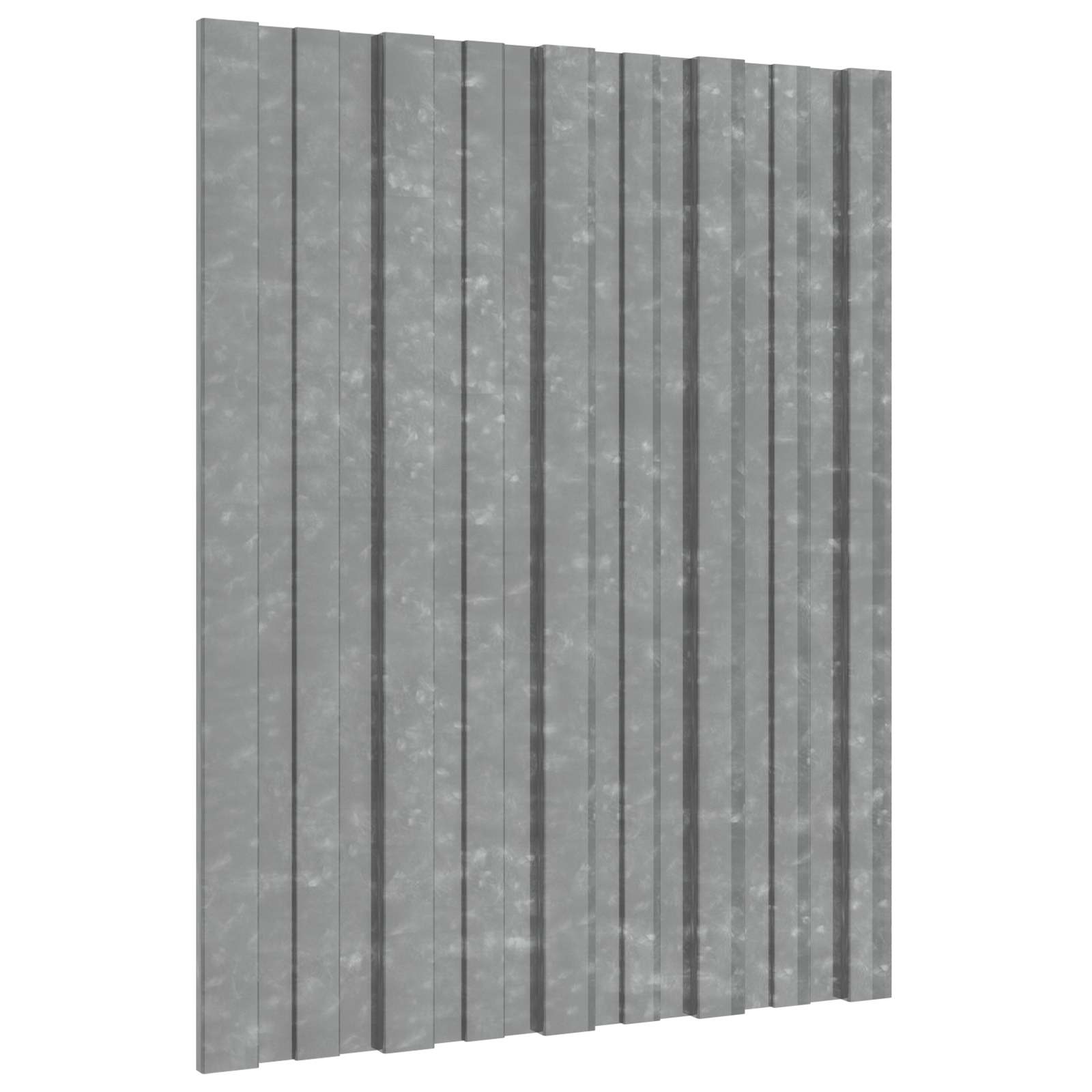 Takpanel 36 st Silver 60 x 45 cm Galvaniserat stål