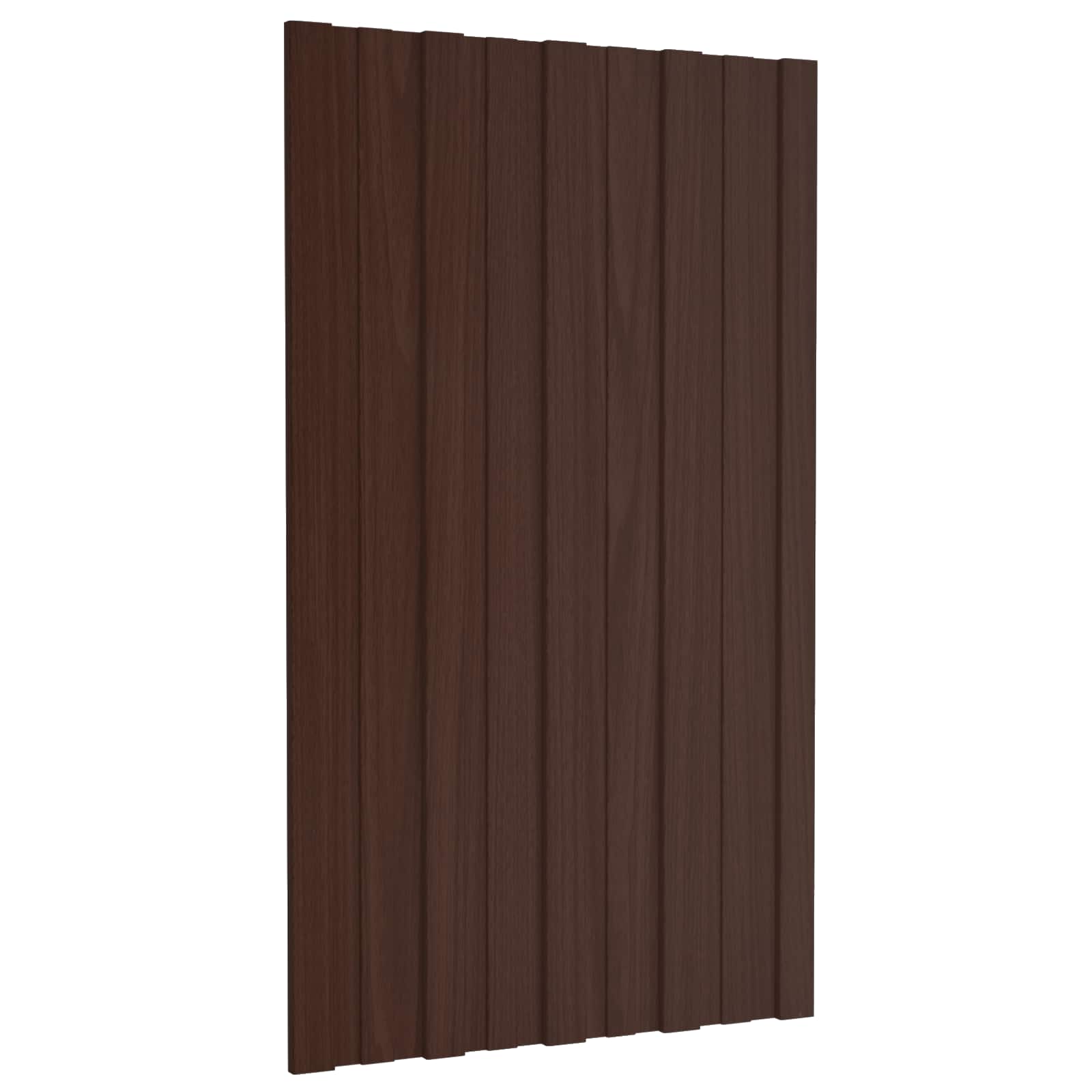Takpanel 36 st Brun 80 x 45 cm Galvaniserat stål