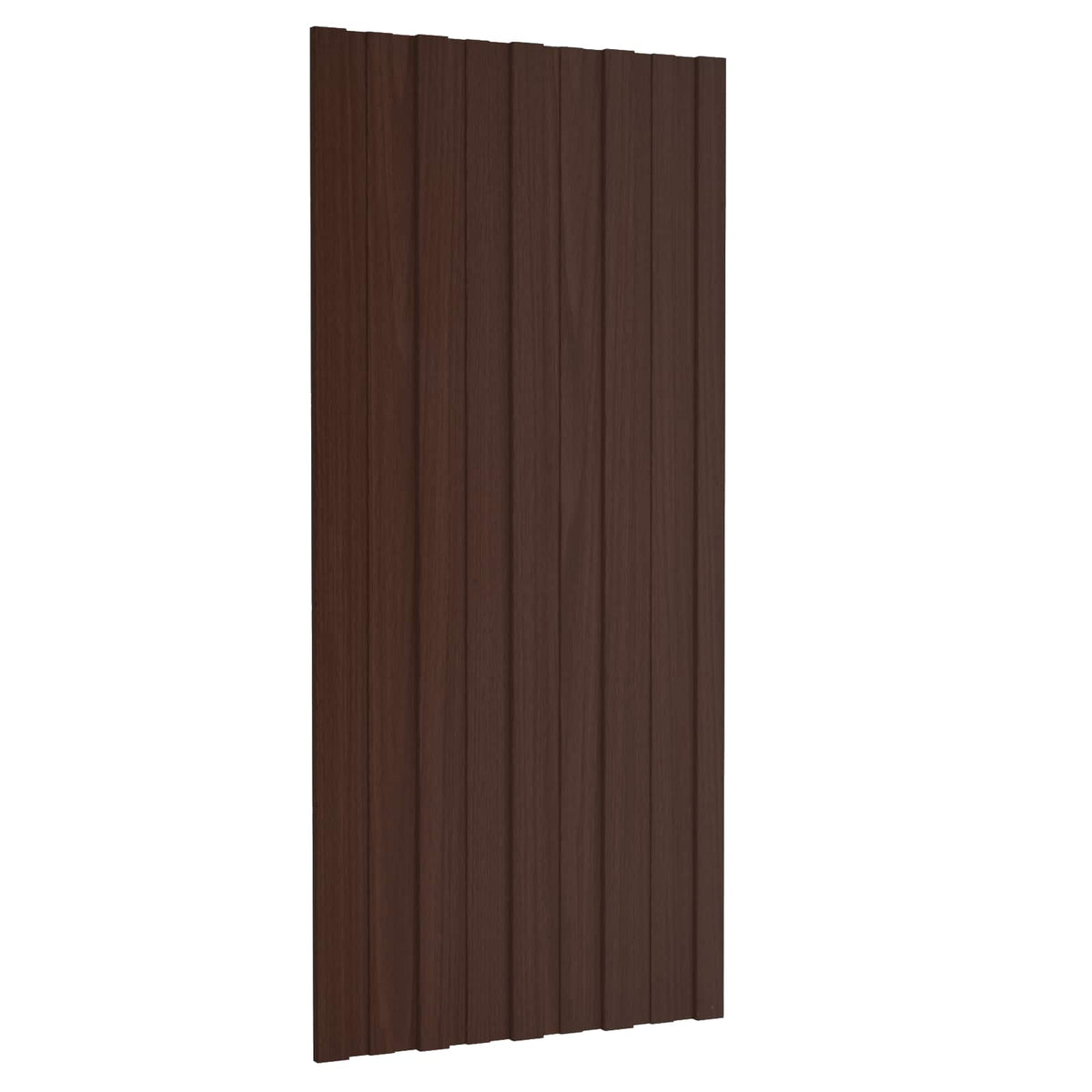 Takpanel 12 st Brun 100 x 45 cm Galvaniserat stål
