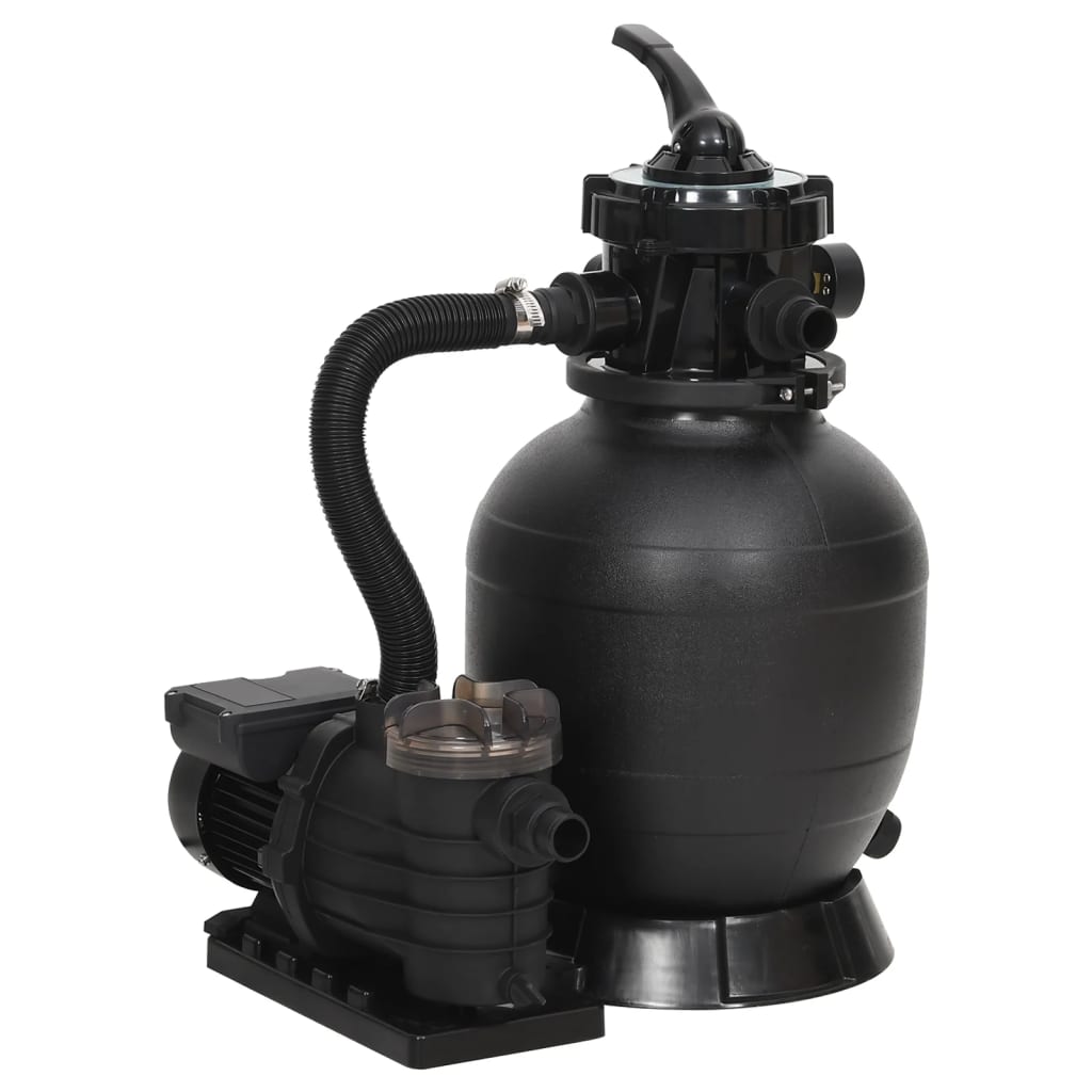 Sandfilter med förfilter svart