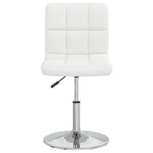 Matstolar 6 st vit konstläder