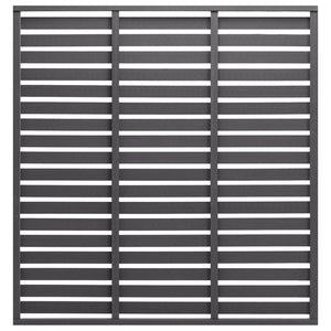 Staketpanel WPC 180x180 cm grå