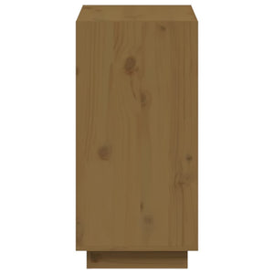 Bokhylla honungsbrun 60x35x71 cm massiv furu