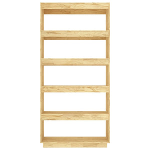 Bokhylla/rumsavdelare 80x35x167 cm massiv furu