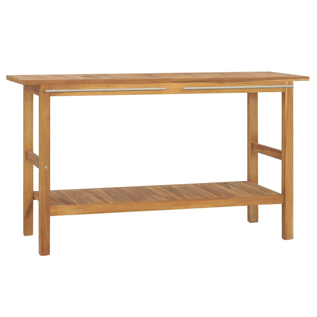 Badrumsunderskåp massiv teak 132x45x75 cm