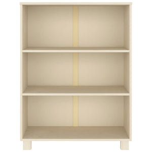 Bokhylla HAMAR honungsbrun 85x35x112 cm massiv furu