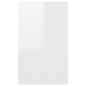 Skänk med 3 lådor vit högglans 120x41x75 cm konstruerat trä