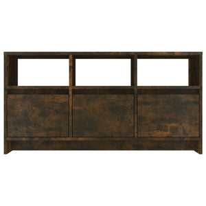 Tv-bänk rökfärgad ek 102x37,5x52,5 cm konstruerat trä