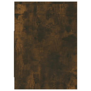 Tv-bänk rökfärgad ek 102x37,5x52,5 cm konstruerat trä