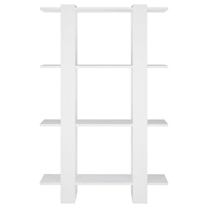 Bokskåp/Rumsavdelare vit 80x30x123,5 cm