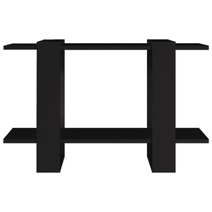 Bokhylla/Rumsavdelare svart 80x30x51 cm