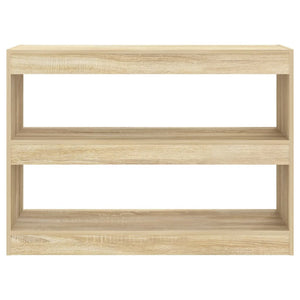 Bokhylla/Rumsavdelare sonoma-ek 100x30x72 cm