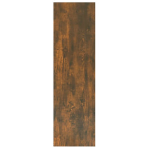 Bokhylla/Rumsavdelare rökfärgad ek 100x30x103 cm