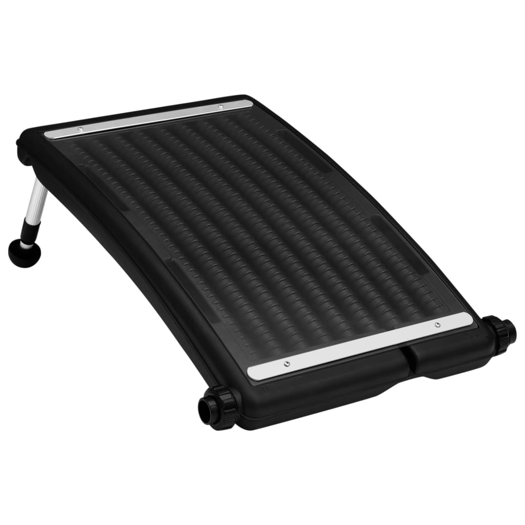 Välvd solpanel för pool 2 st 72,5x46 cm