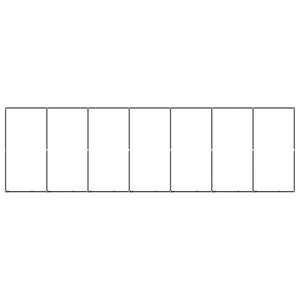 Hundgård för utomhusbruk stål 12,9 m²