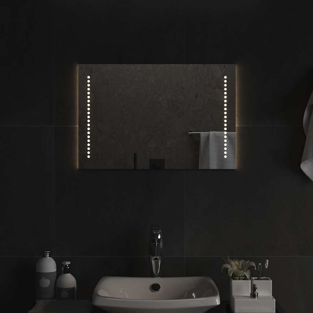 Badrumsspegel LED 60x40 cm