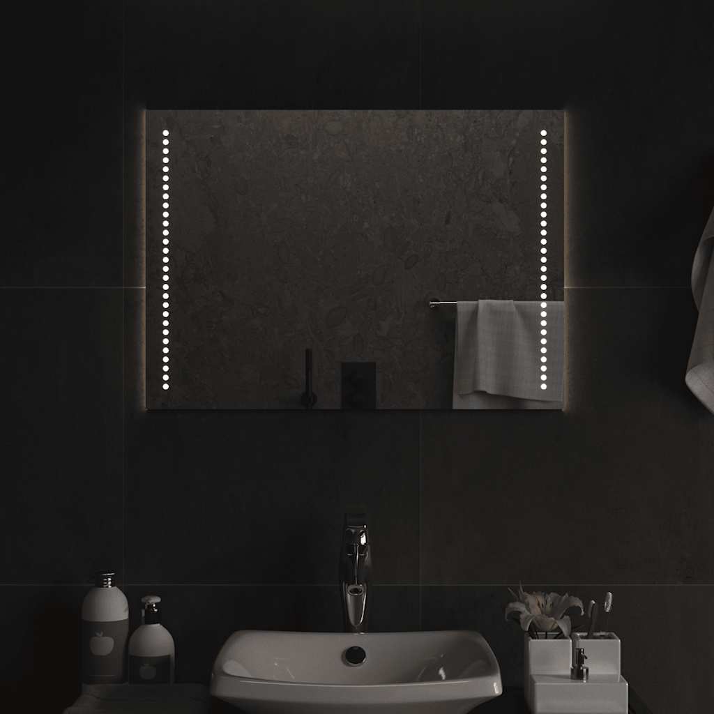 Badrumsspegel LED 70x50 cm