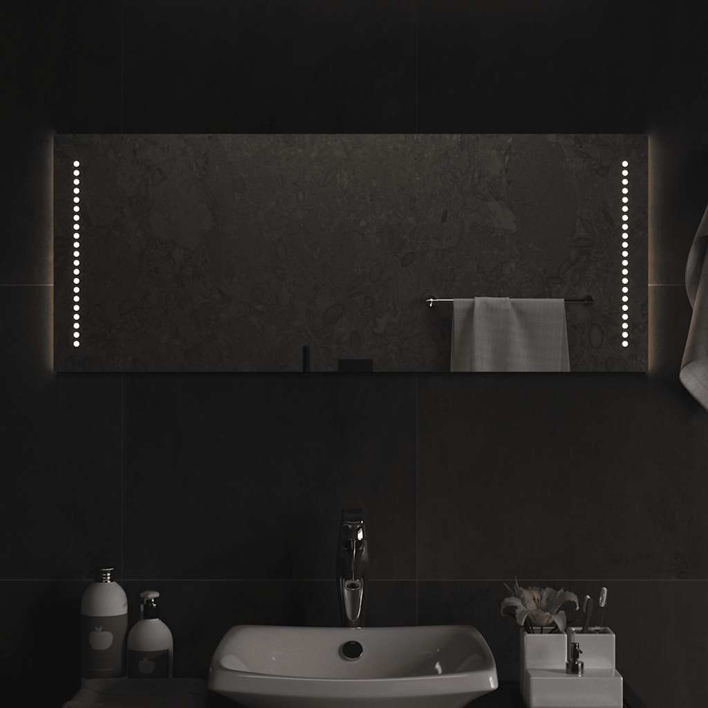 Badrumsspegel LED 100x40 cm