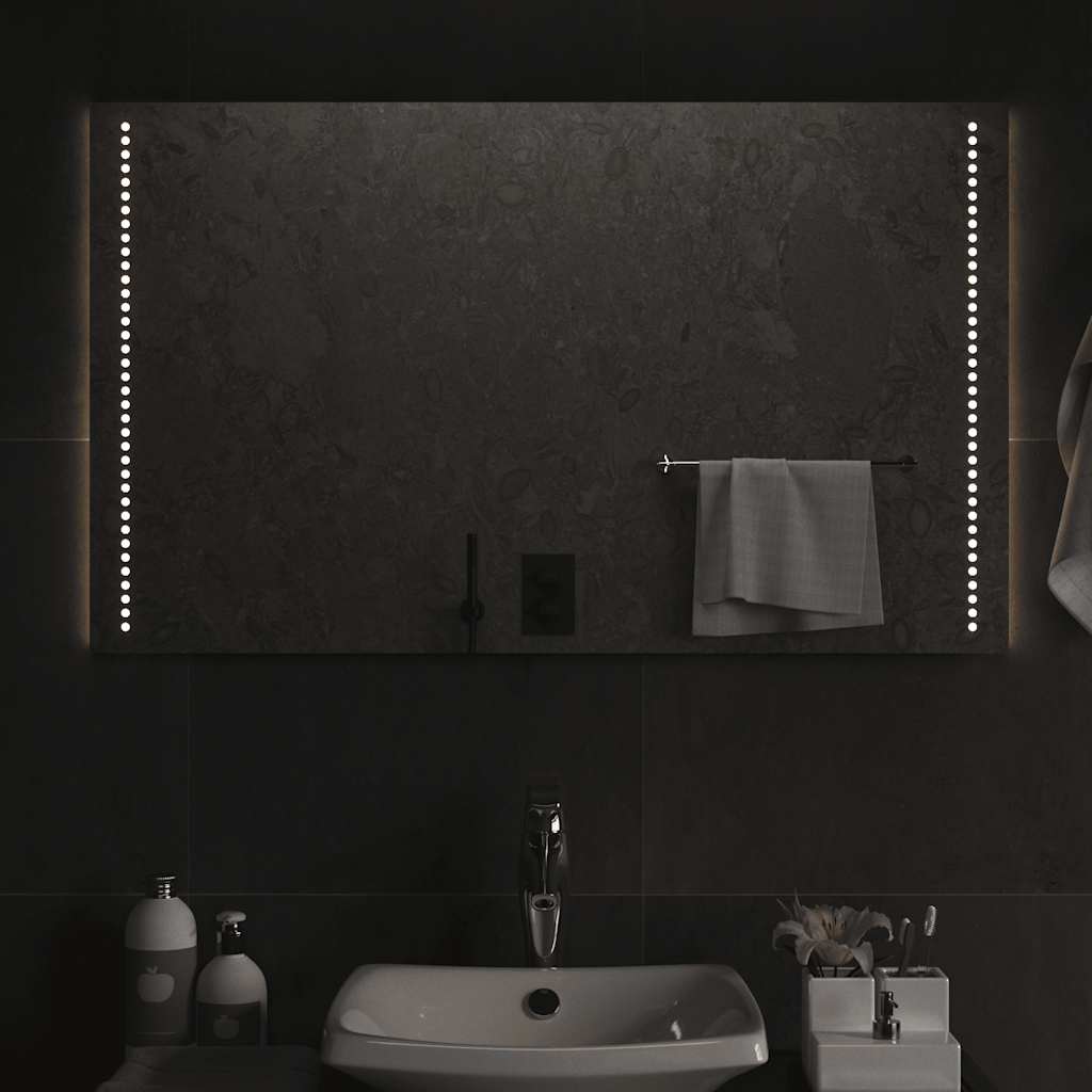 Badrumsspegel LED 100x60 cm