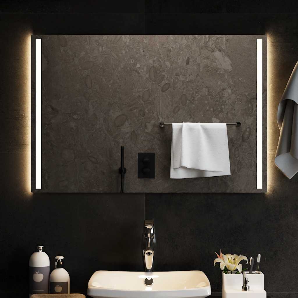 Badrumsspegel LED 90x60 cm