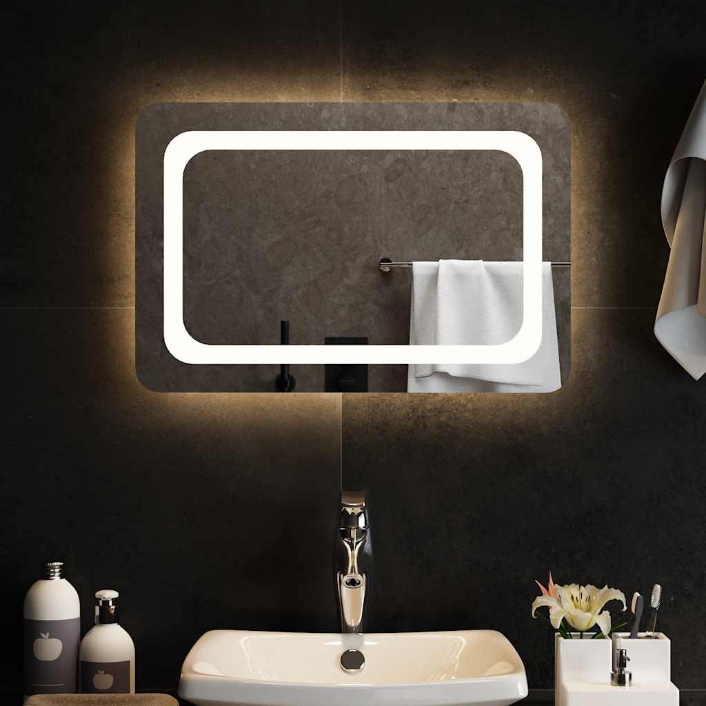Badrumsspegel LED 60x40 cm