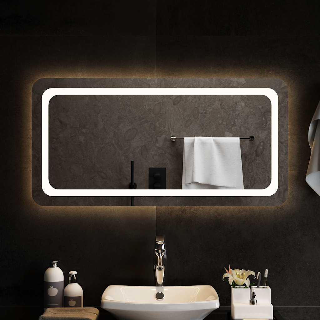 Badrumsspegel LED 100x50 cm