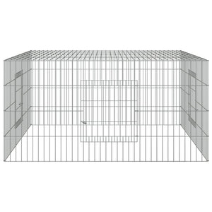 Kaninhage 110x110x55 cm galvaniserat järn
