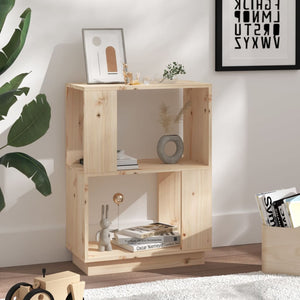 Bokhylla/rumsavdelare 51x25x70 cm massiv furu
