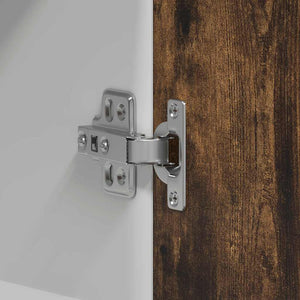 Väggskåp “Lyon” rökfärgad ek 60x31x60 cm konstruerat trä