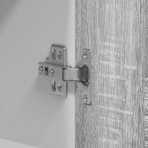 Väggskåp “Lyon” grå sonoma 60x31x60 cm konstruerat trä