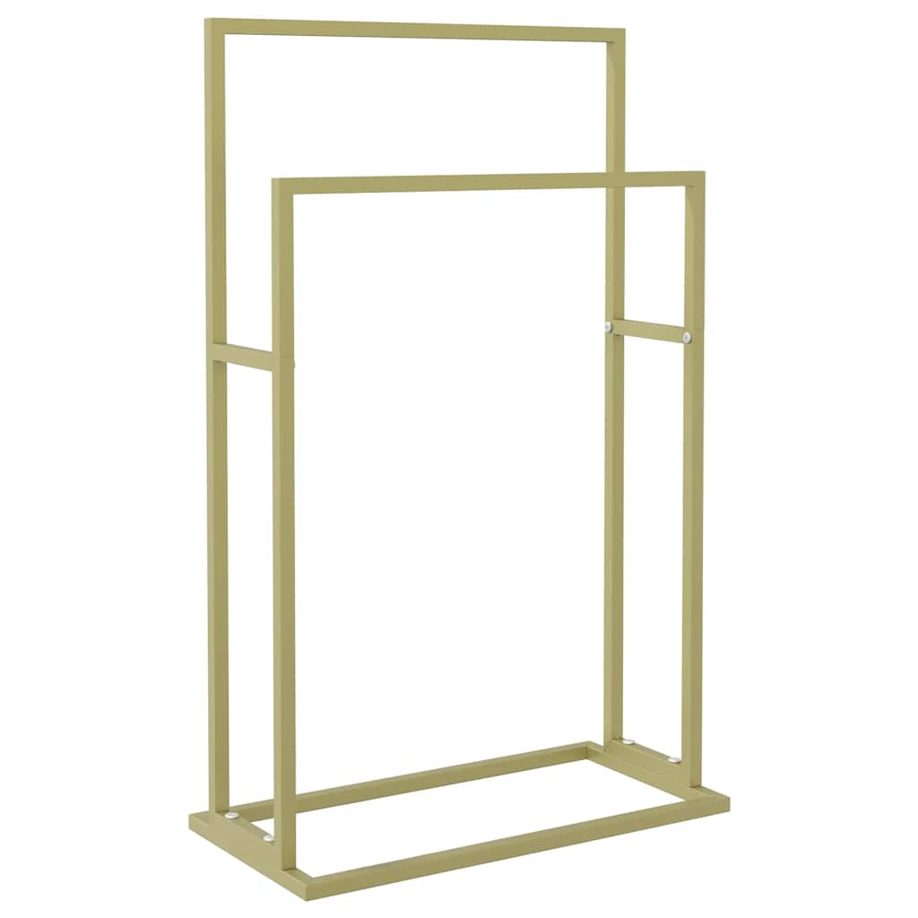 Fristående handdukshängare guld 48x24x78,5 cm järn
