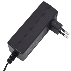 Elektrisk reclinerfåtölj svart tyg