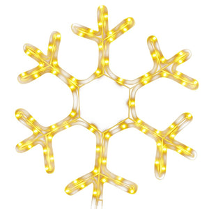Snöflinga ljusslinga med 72 LED varmvit 38x37 cm
