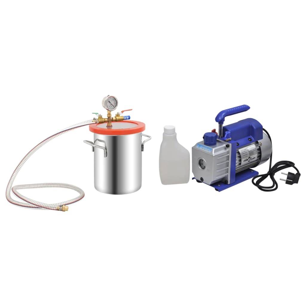 Vakuumkammare med 1-stegs pump 5,5 L
