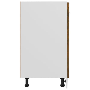 Underskåp “Lyon” rökfärgad ek 60x46x81,5 cm konstruerat trä