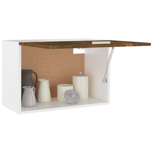 Väggskåp “Lyon” rökfärgad ek 60x31x40 cm konstruerat trä