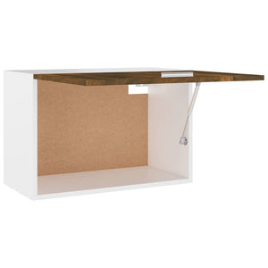 Väggskåp “Lyon” rökfärgad ek 60x31x40 cm konstruerat trä