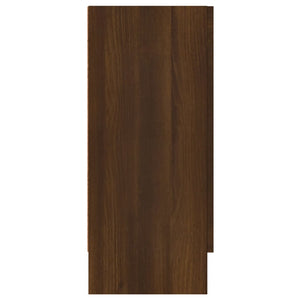 Skänk brun ek 120x30,5x70 cm konstruerat trä