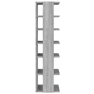 Skohylla grå sonoma 27,5x27x102 cm konstruerat trä