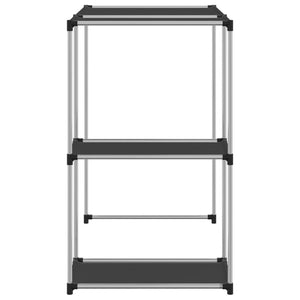 Hylla för tvättmaskin svart 87x55x90,5 cm järn