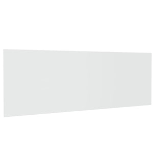 Sänggavel vit 240x1,5x80 cm konstruerat trä