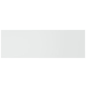 Sänggavel vit 240x1,5x80 cm konstruerat trä