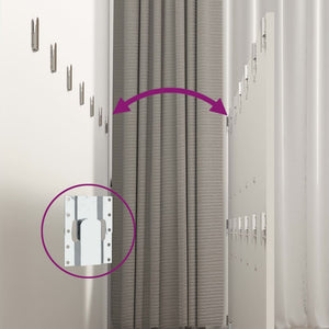 Sänggavel vit 240x1,5x80 cm konstruerat trä